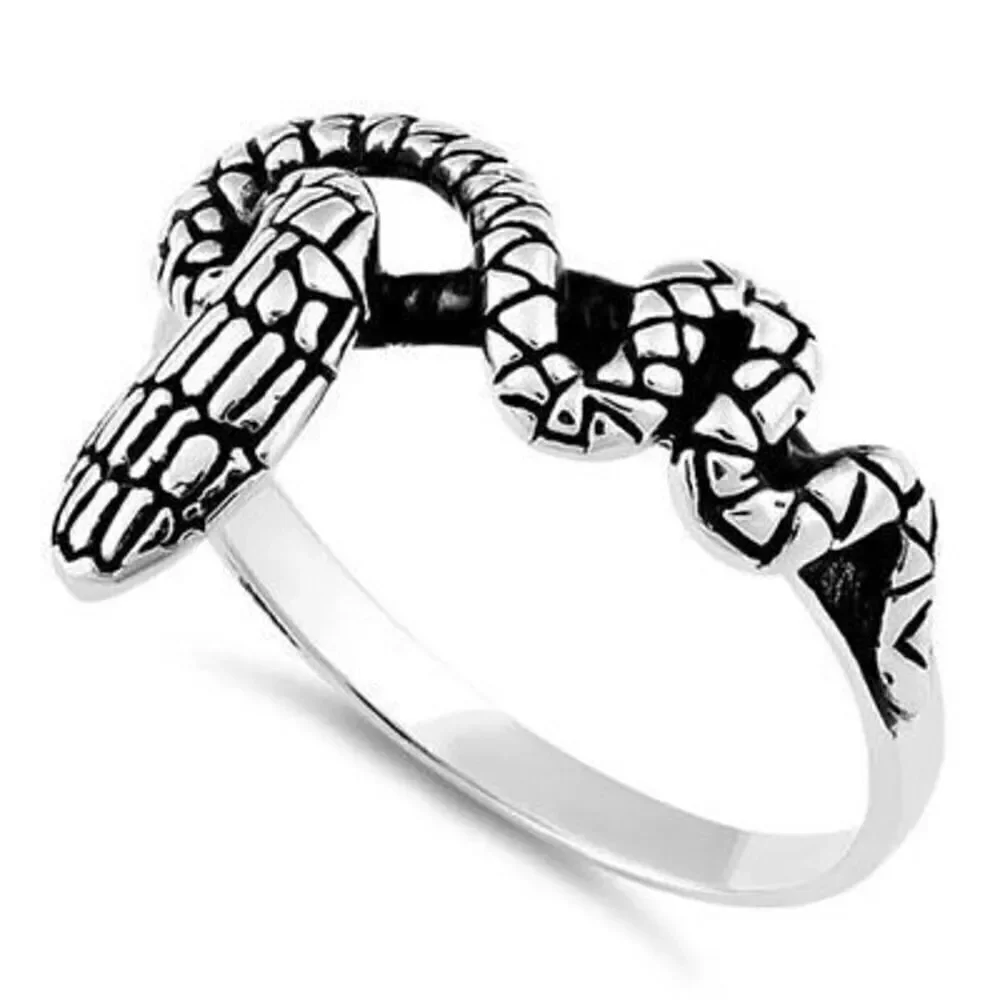 Sterling Silver Snake Ring